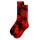 Bee Unusual Κάλτσες Bee FxxxING UNUSUAL Tie Dye Issue socks - Red Black